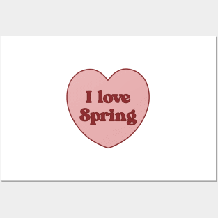 I love spring heart aesthetic dollette coquette pink red Posters and Art